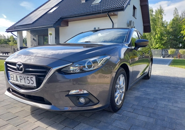 Mazda 3 cena 53000 przebieg: 142000, rok produkcji 2016 z Łask małe 596